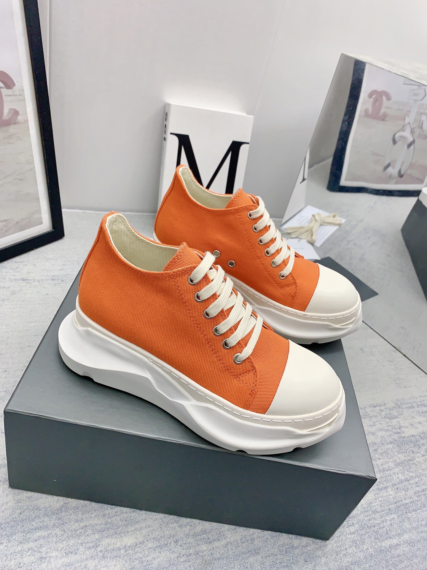 Men Women R*ick O*wens Top Sneaker