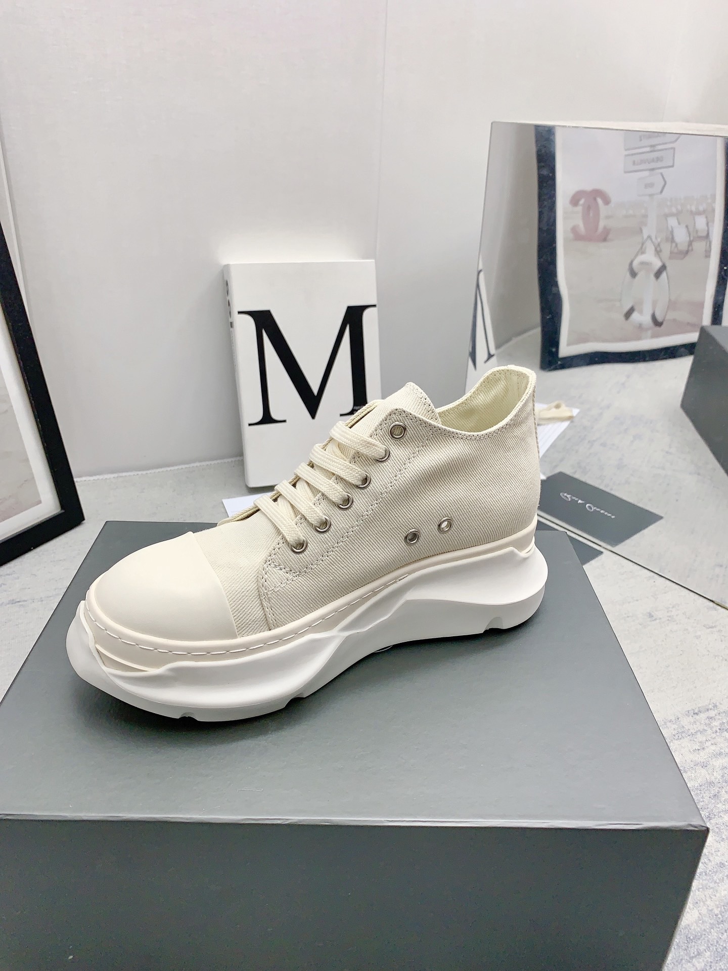 Men Women R*ick O*wens Top Sneaker