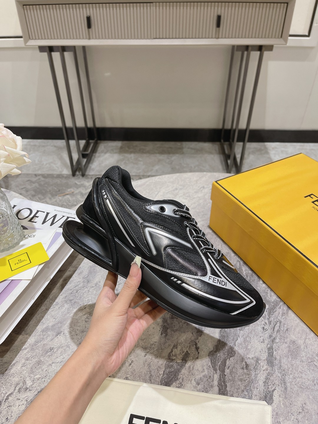 Men Women F*endi Top Sneaker