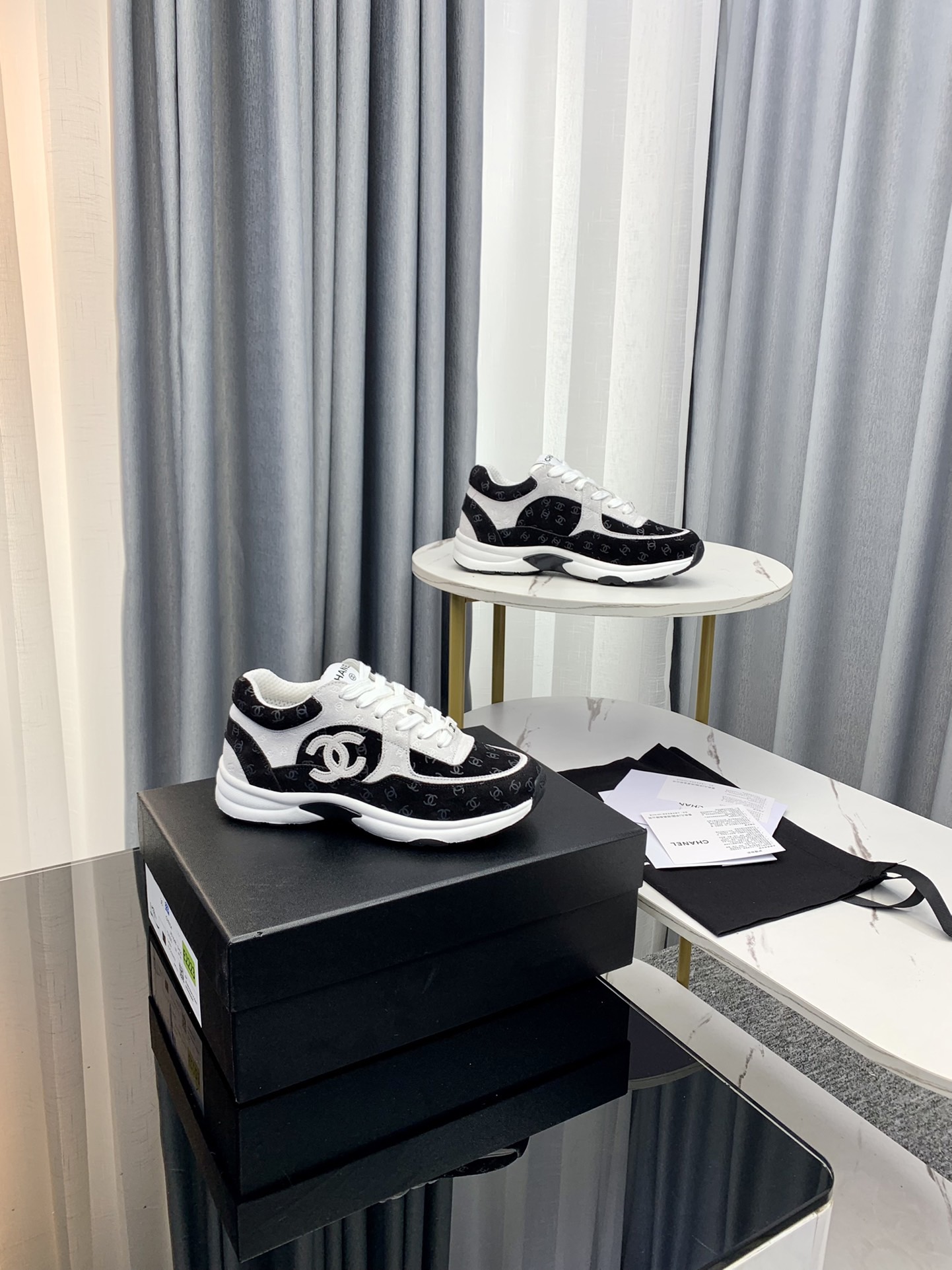 Men Women C*hanel Top Sneaker