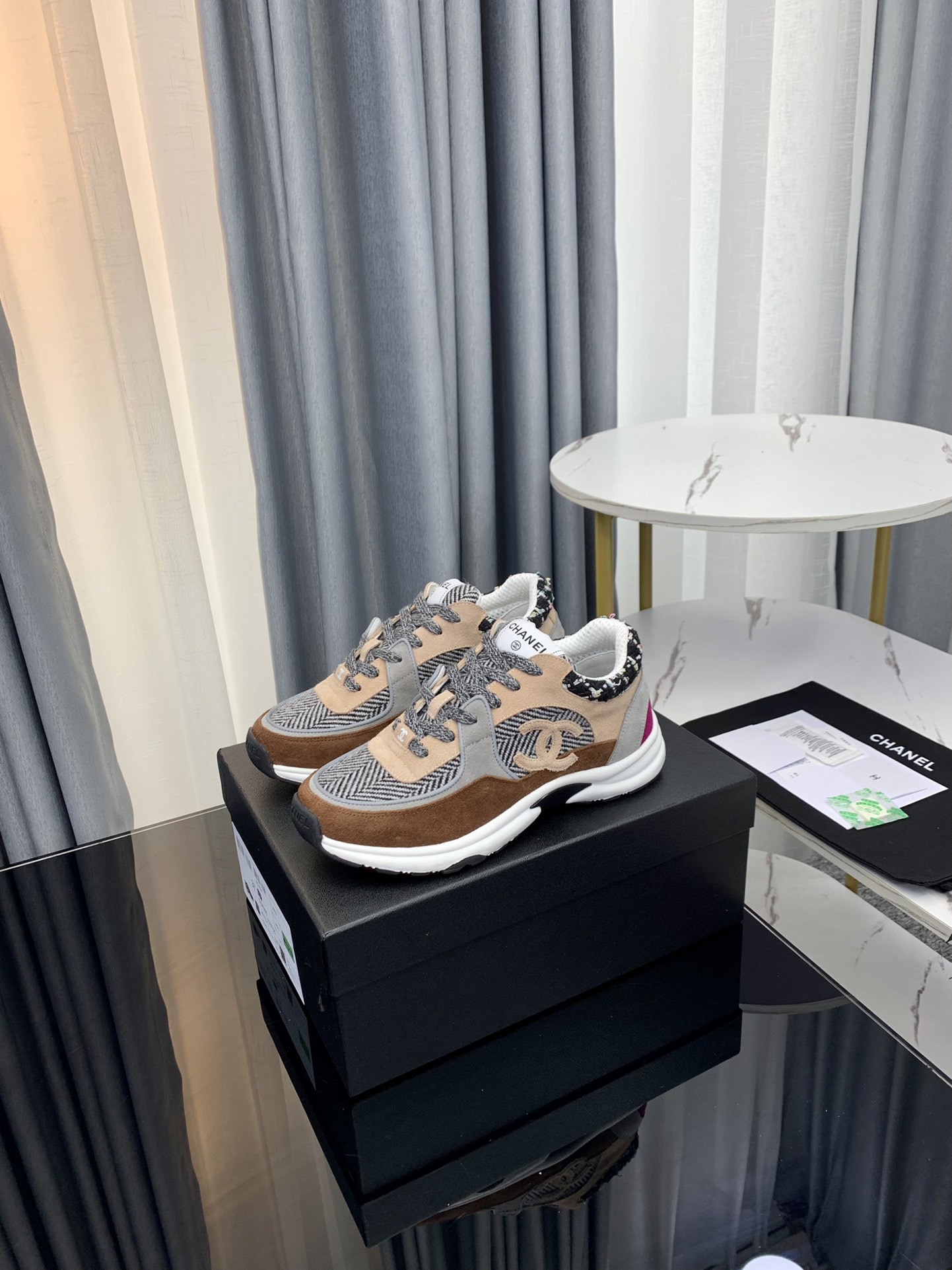 Men Women C*hanel Top Sneaker