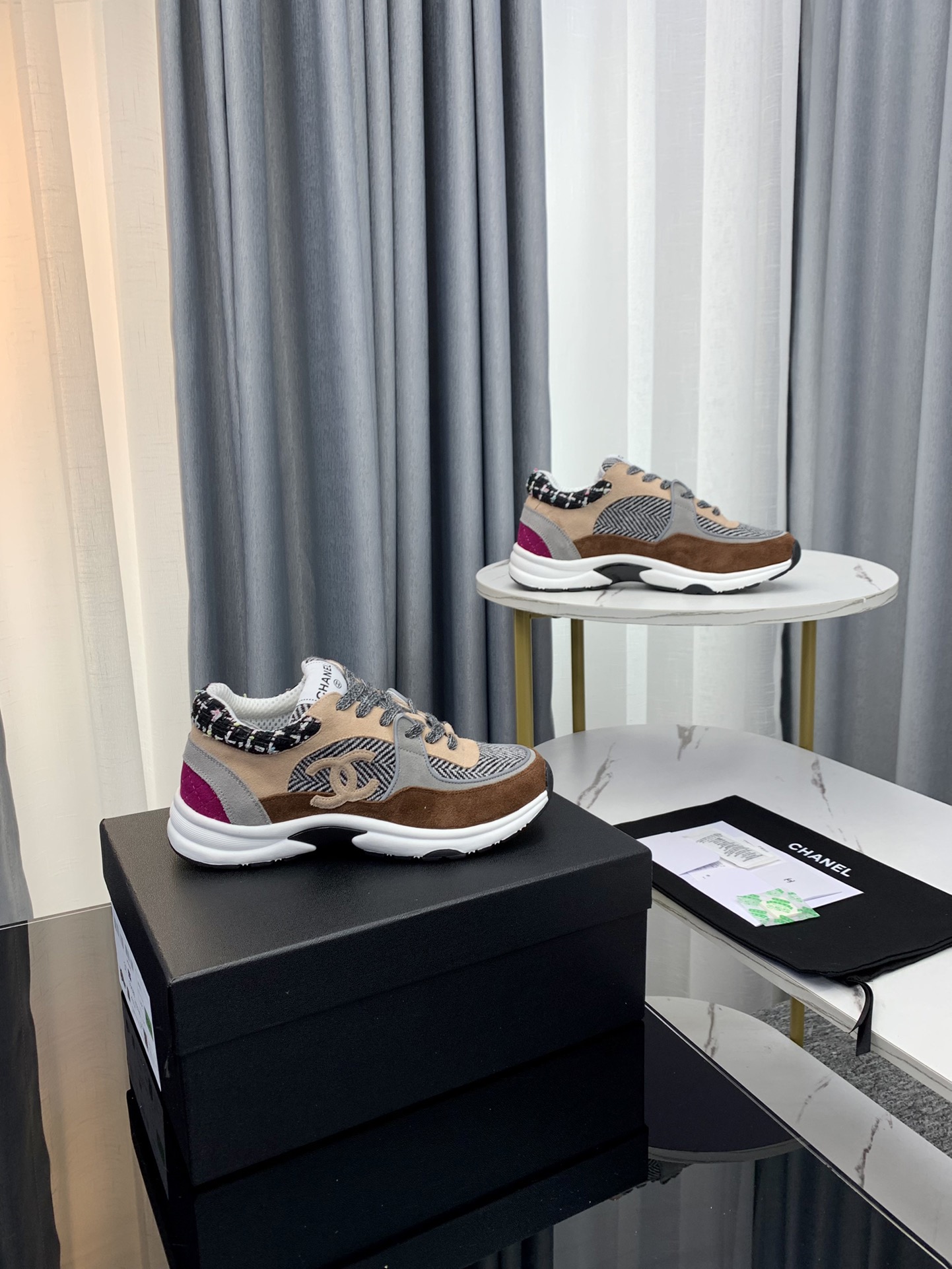 Men Women C*hanel Top Sneaker