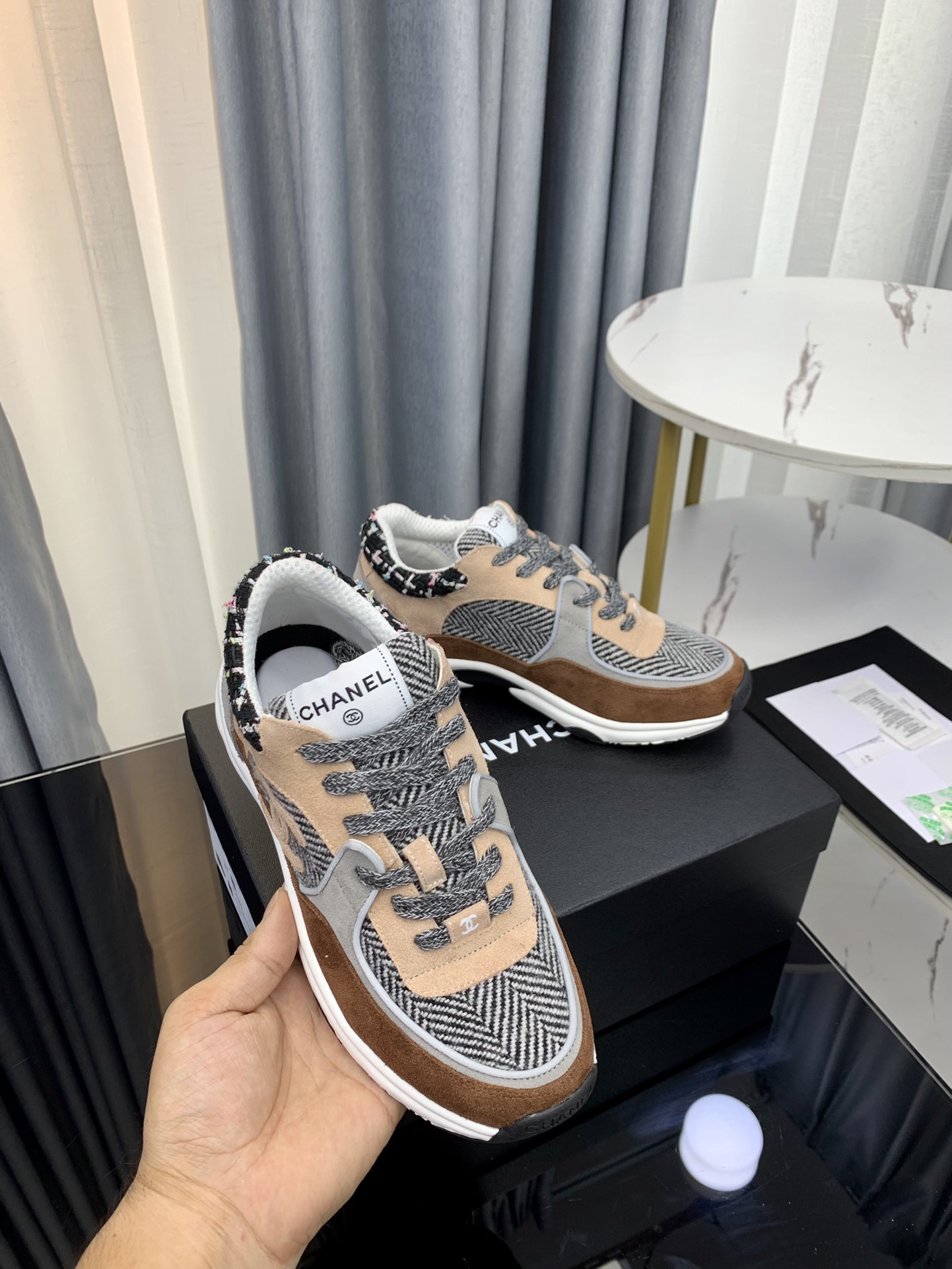 Men Women C*hanel Top Sneaker