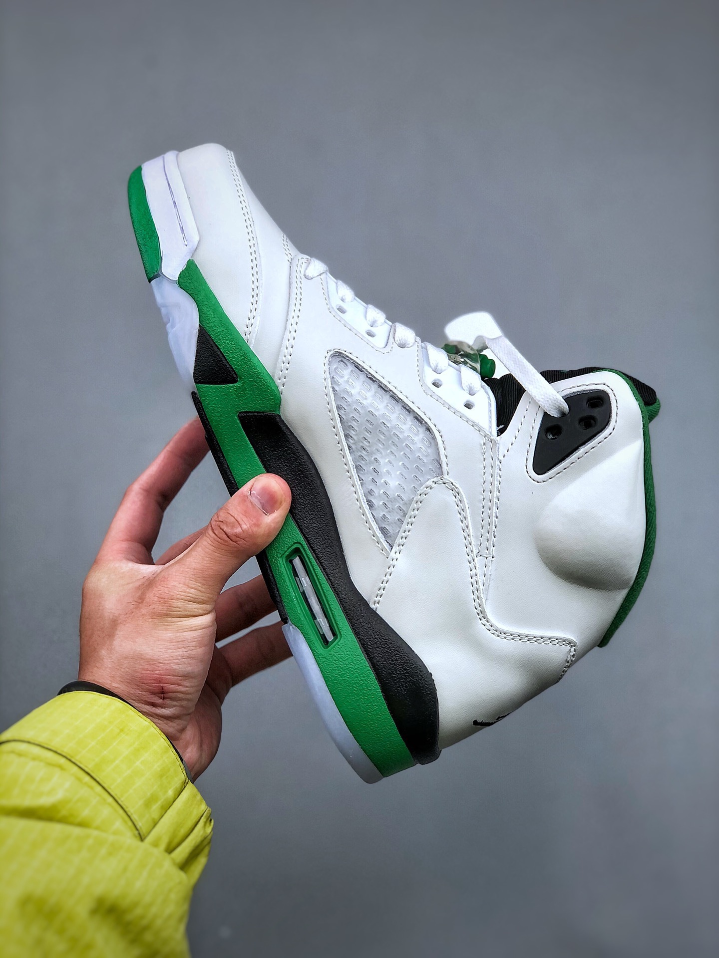 Men women Nike Air Jordan Air Jordan 5 WMNS “Lucky Green” aj