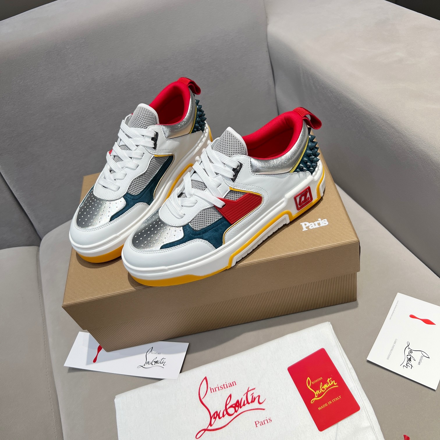 C*hristian ·Louboutin men women TOP sneakers
