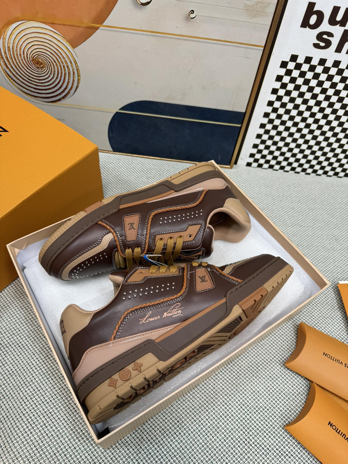 Men Women L*ouis V*uitton Top Sneaker L*V Trainer