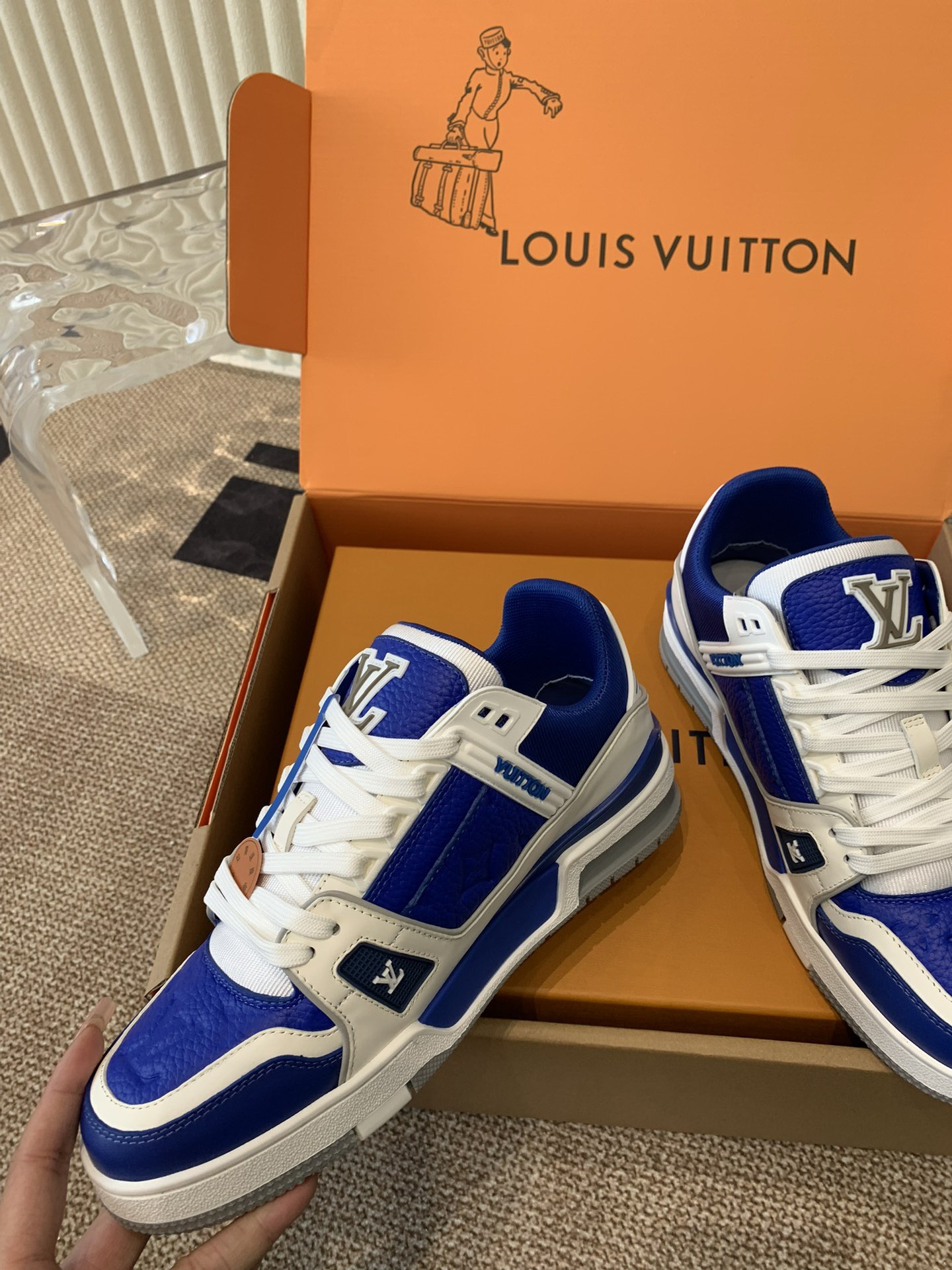 Men Women L*ouis V*uitton Top Sneaker L*V Trainer