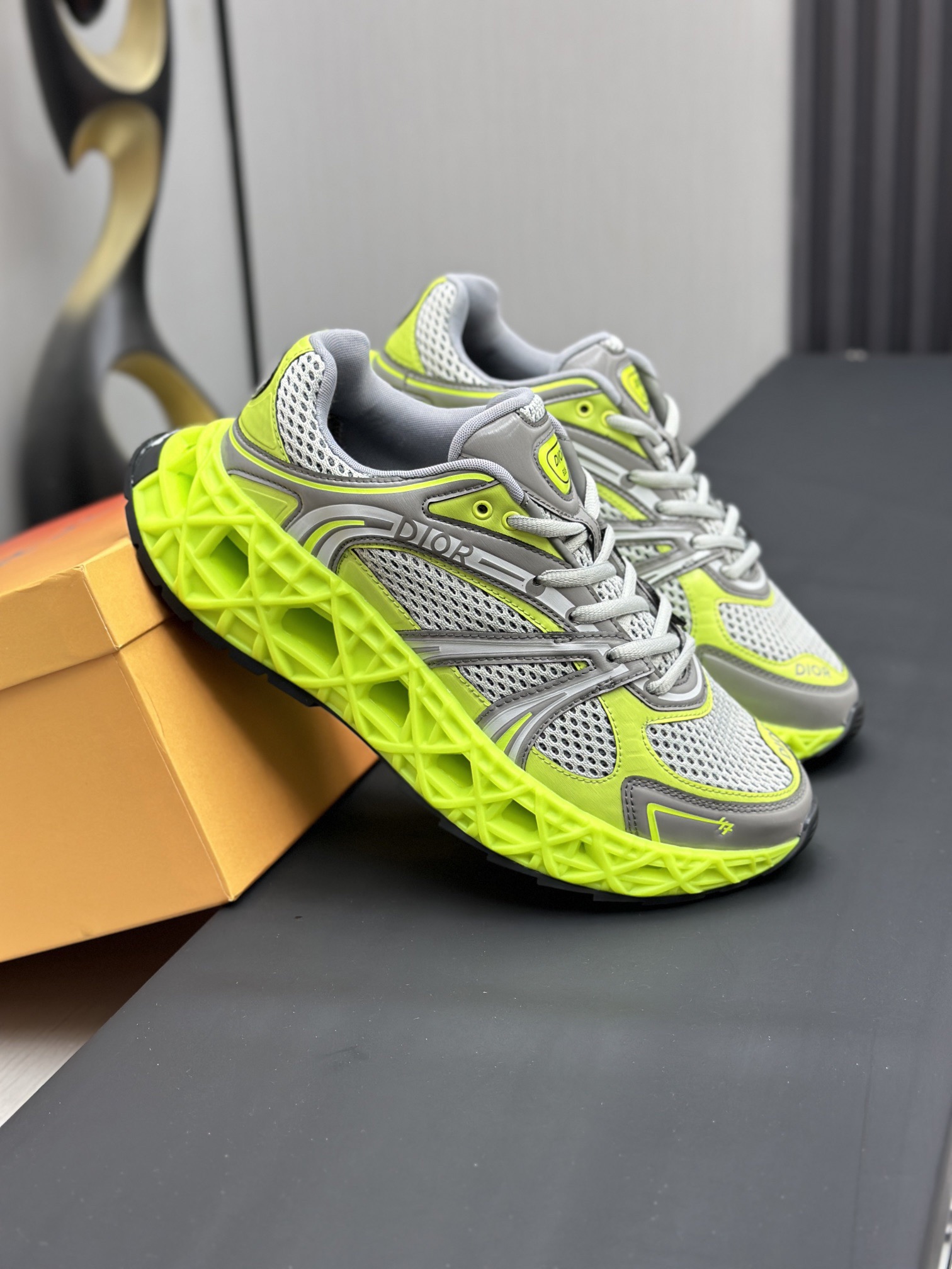 Men D*ior Top Sneaker（）