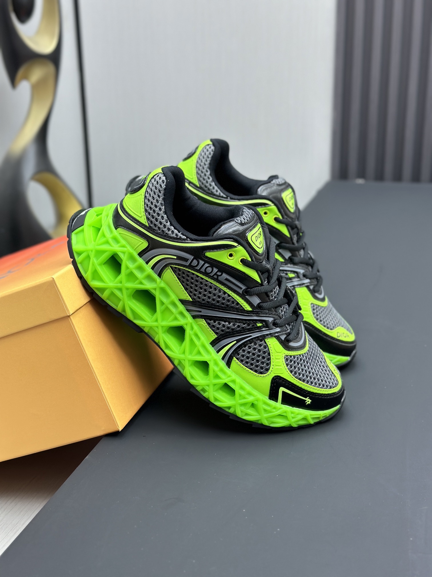 Men D*ior Top Sneaker（）