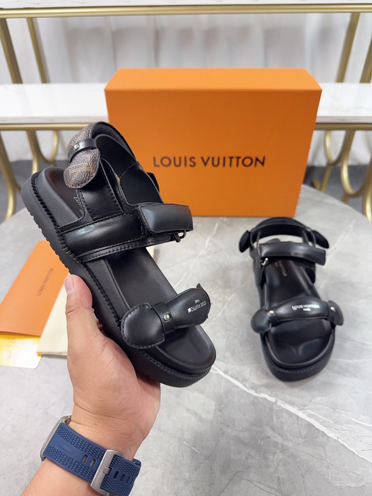 Women L*ouis V*uitton Top Sandals