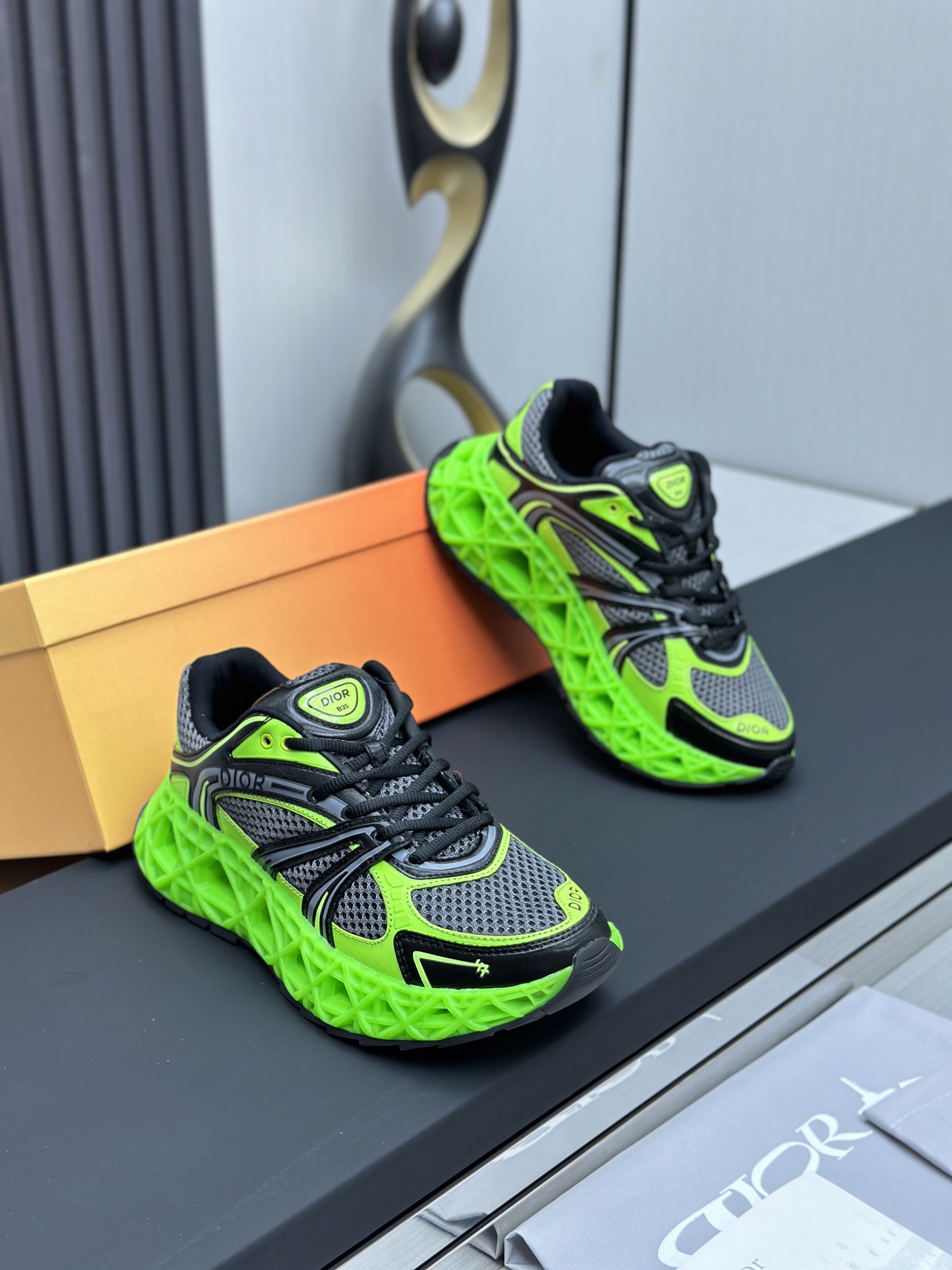 Men D*ior Top Sneaker（）