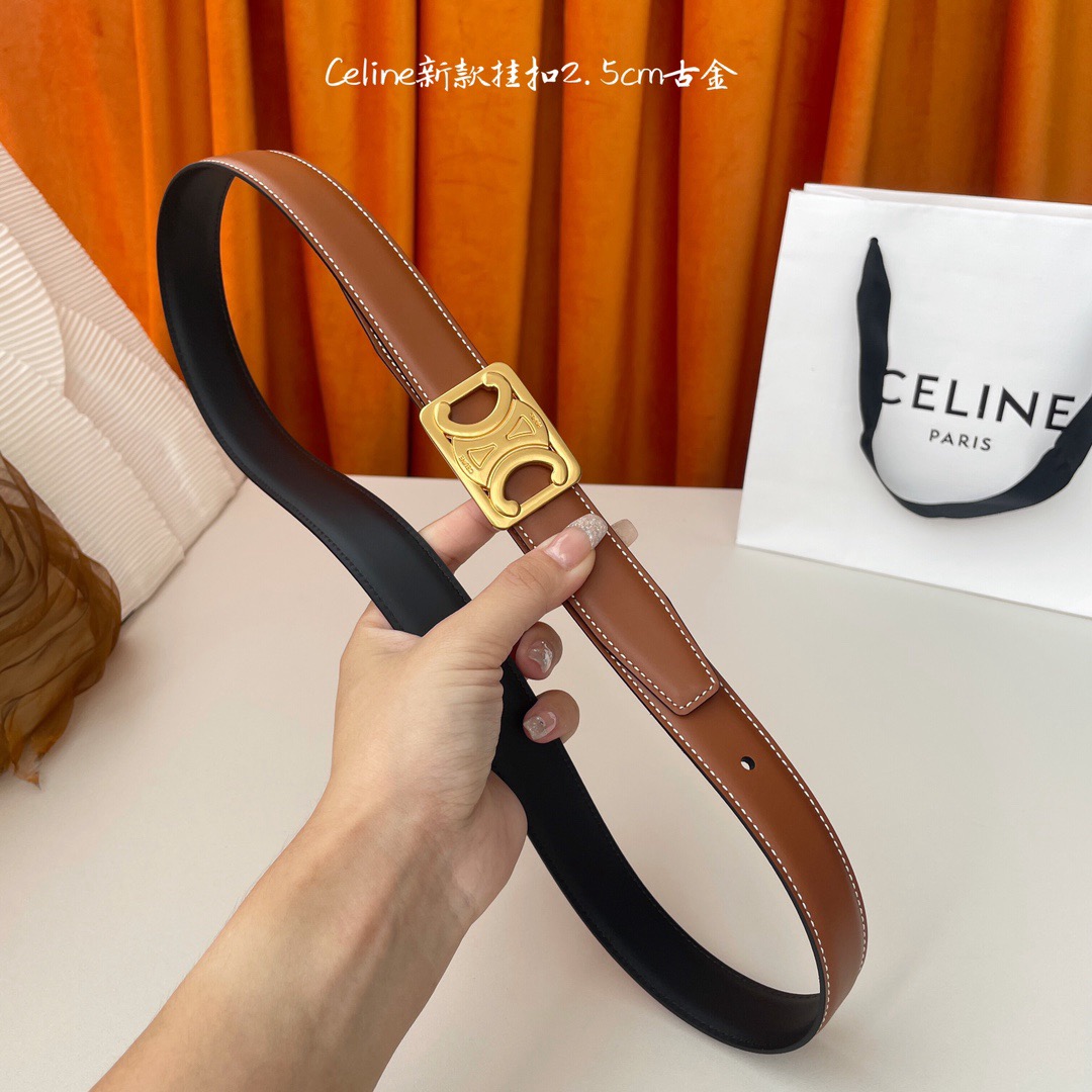 C* eline Belts Top Quality 25MM