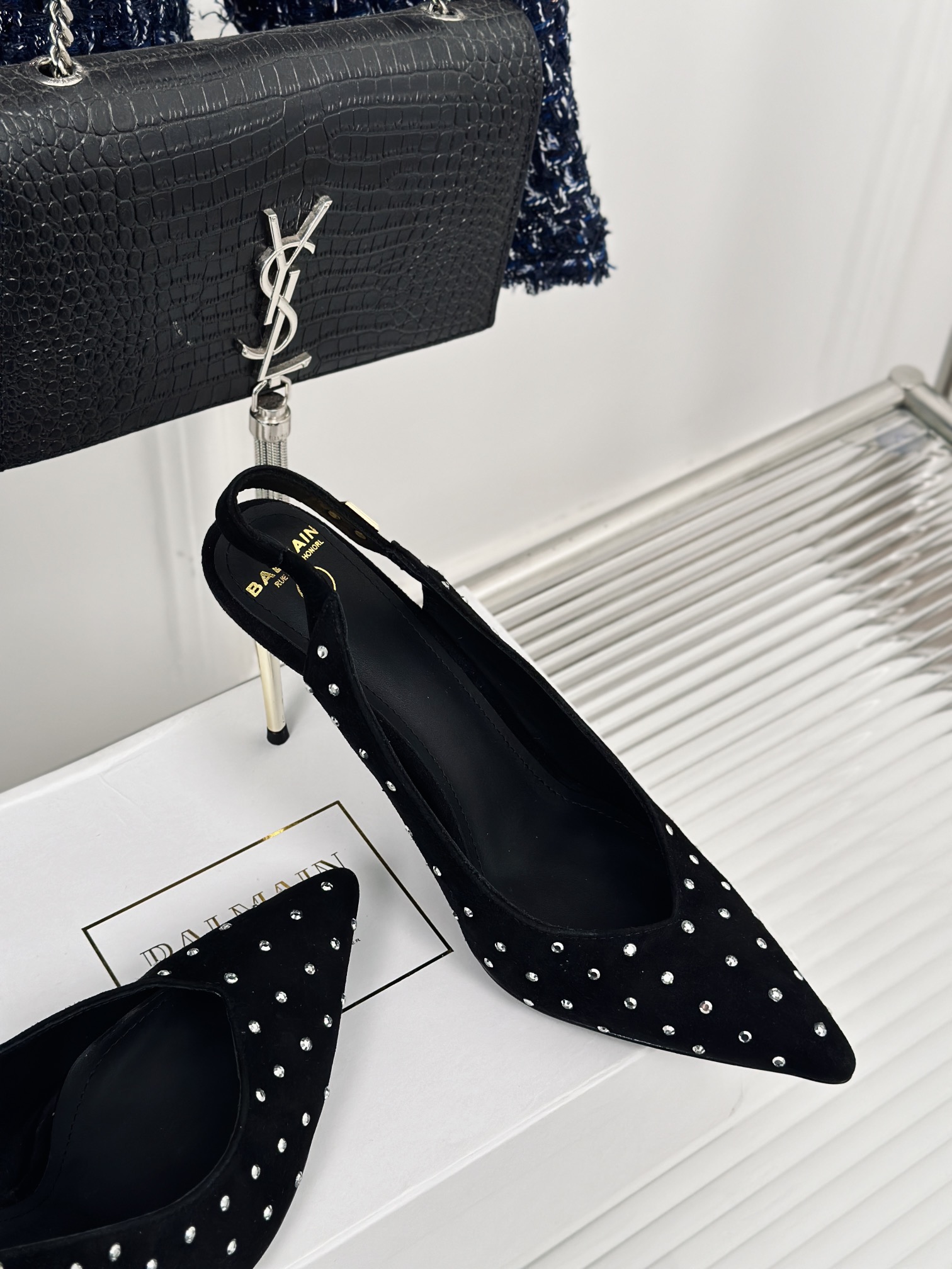 Women Top Quality B*almain shoes 10cm