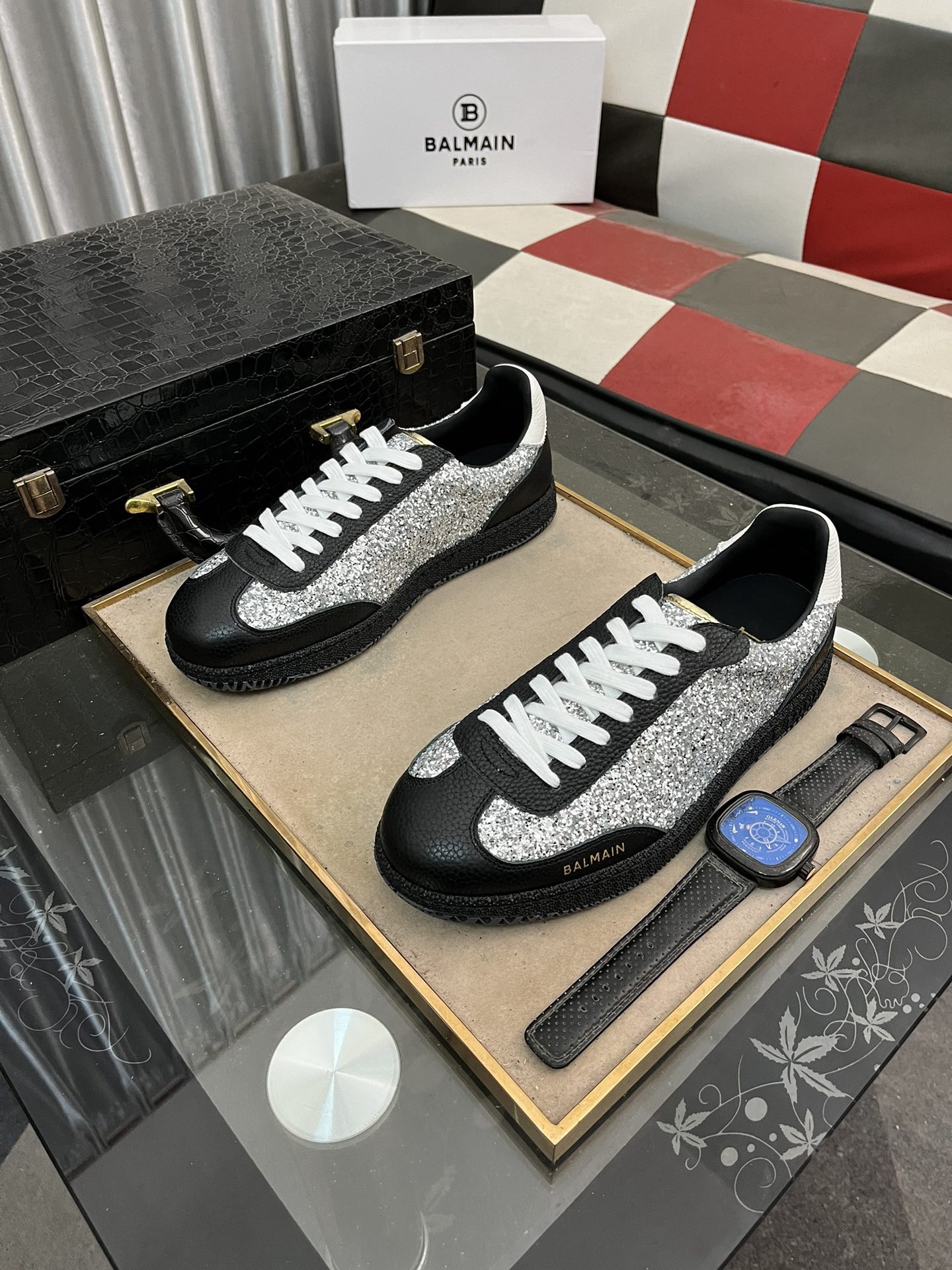 Women Men Top Quality B*almain shoes