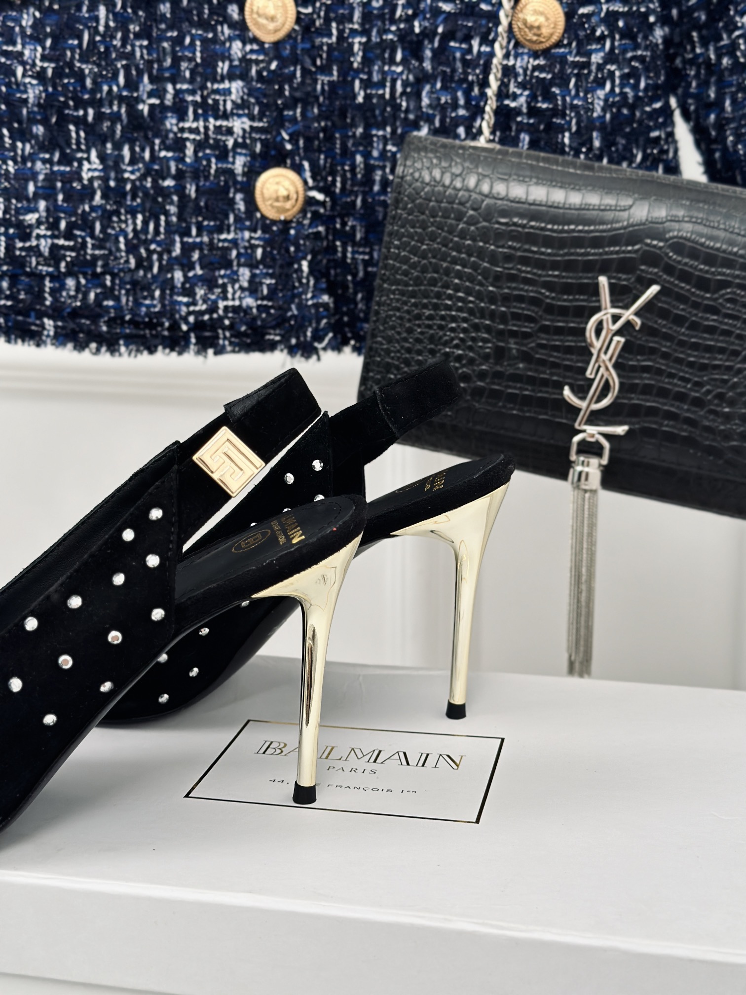 Women Top Quality B*almain shoes 10cm