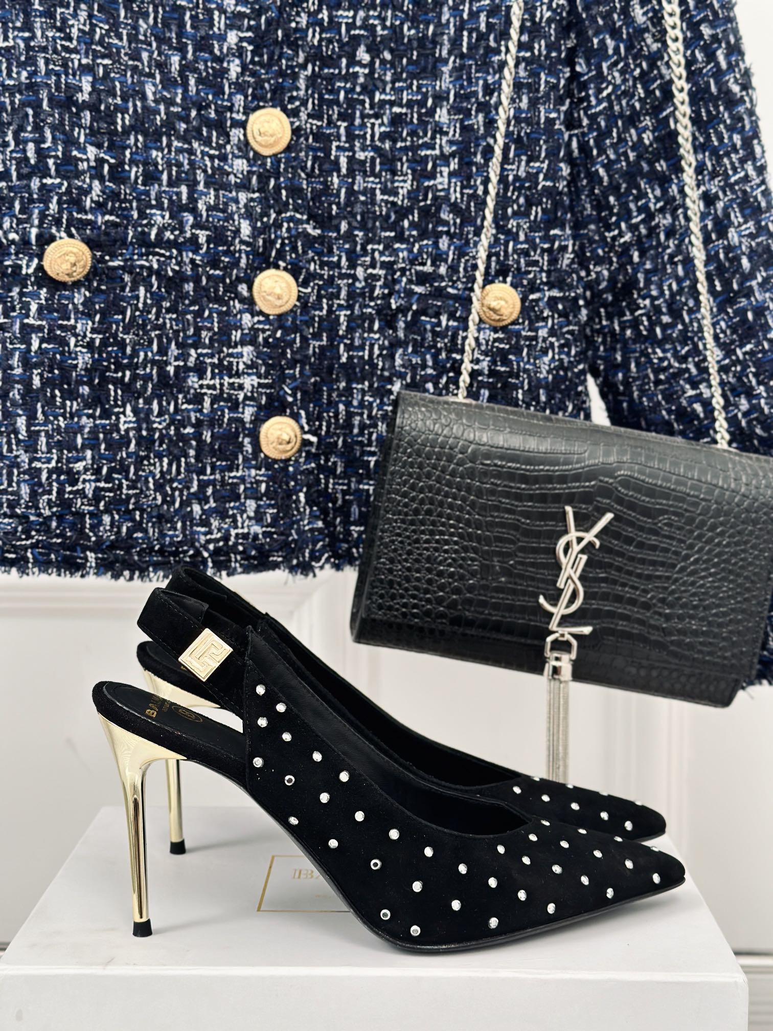 Women Top Quality B*almain shoes 10cm