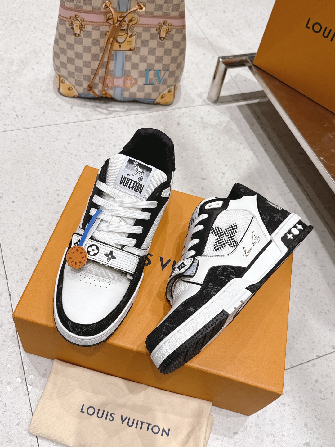 Men Women L*ouis V*uitton Top Sneaker L*V Trainer size 35-46