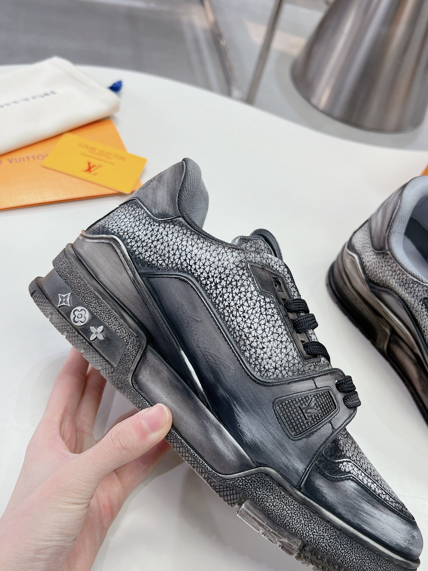 Men Women L*ouis V*uitton Top Sneaker L*V Trainer size 35-46