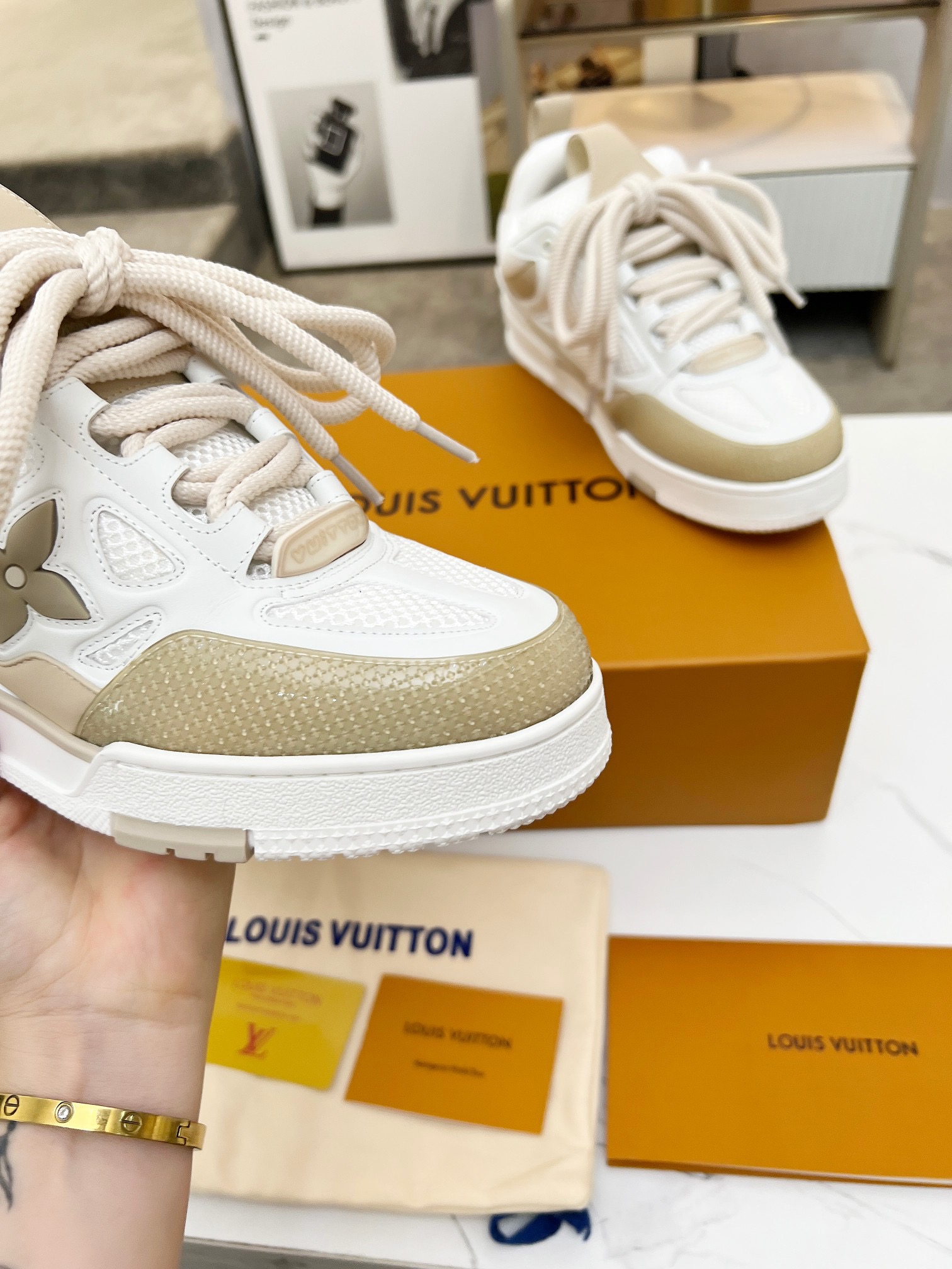 Men Women L*ouis V*uitton Top Sneaker L*V Trainer size 35-46