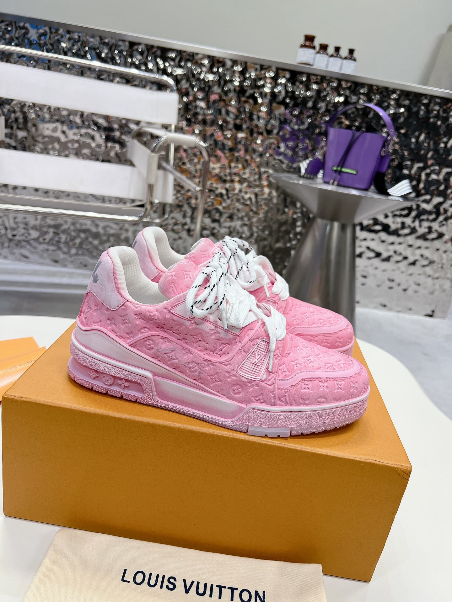 Men Women L*ouis V*uitton Top Sneaker L*V Trainer size 35-46