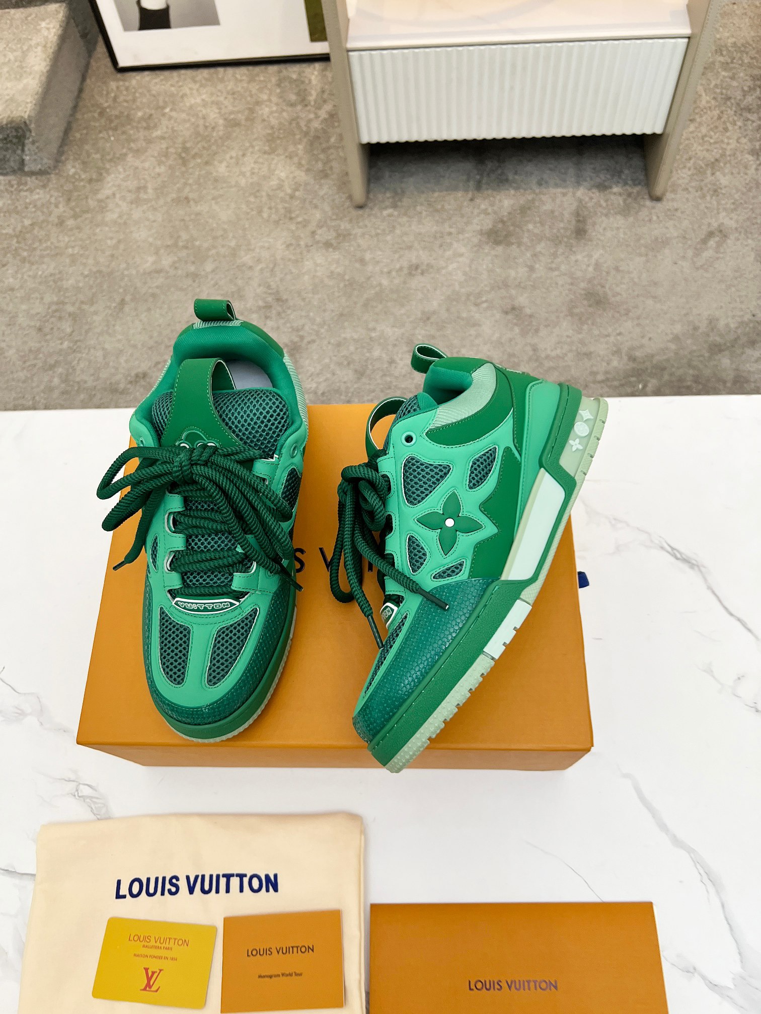 Men Women L*ouis V*uitton Top Sneaker L*V Trainer size 35-46