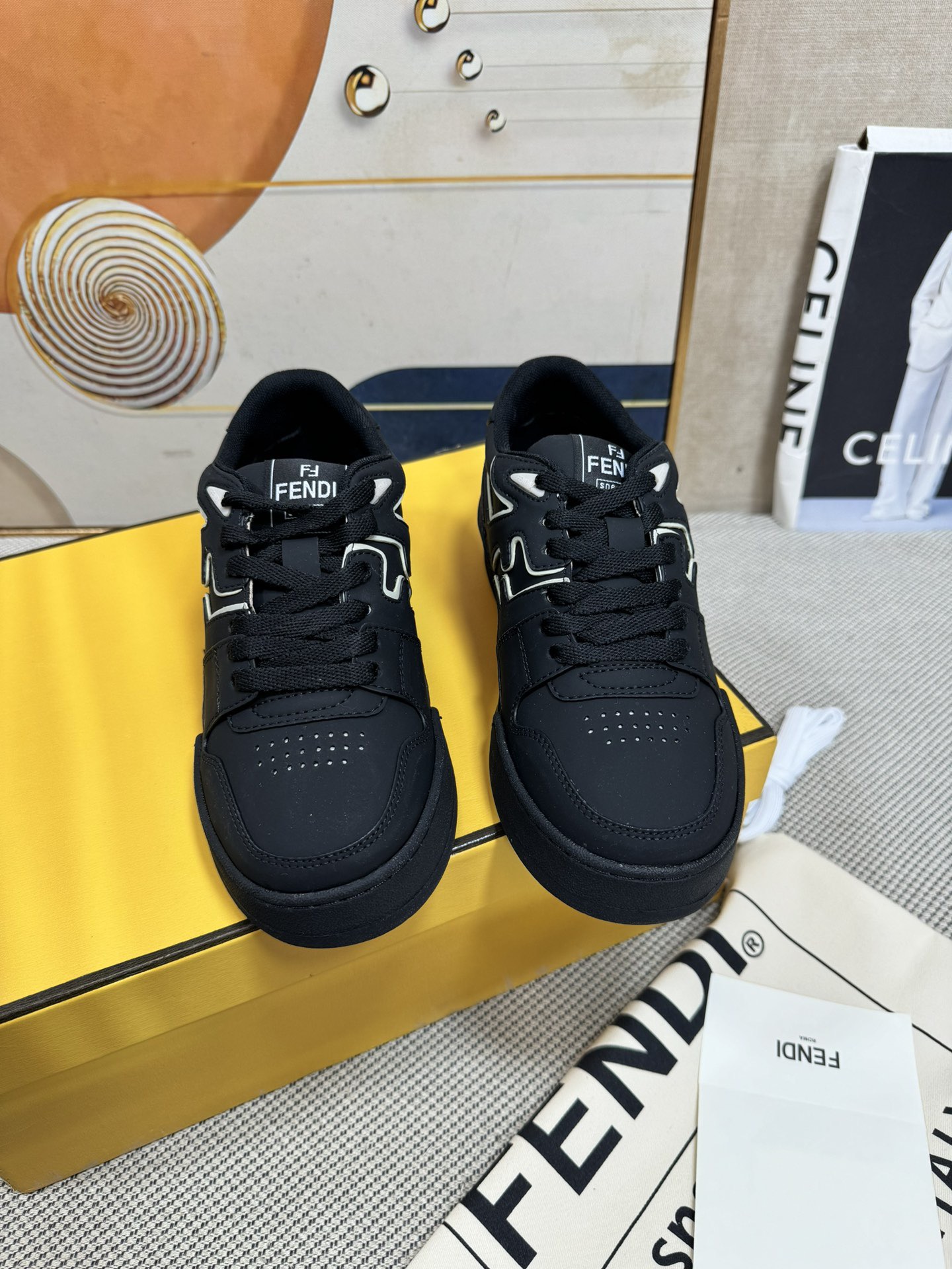 Men Women F*endi Top Sneakers size 35-46