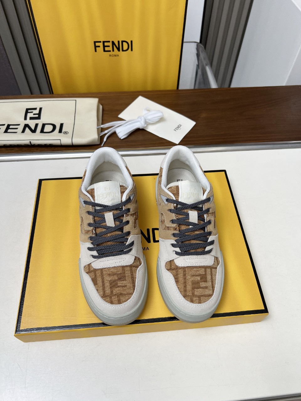 Men Women F*endi Top Sneakers size 35-46