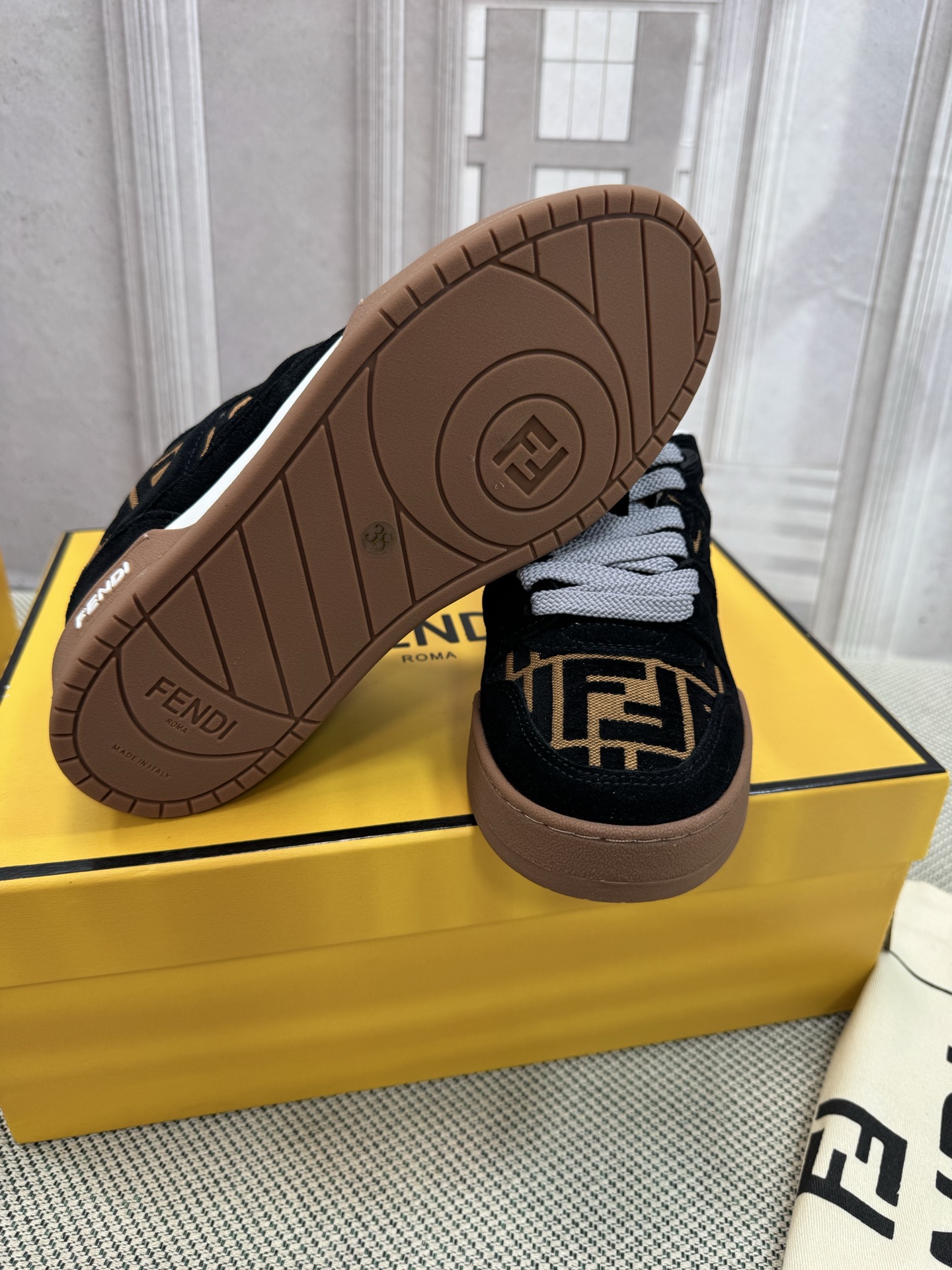 Men Women F*endi Top Sneakers size 35-46