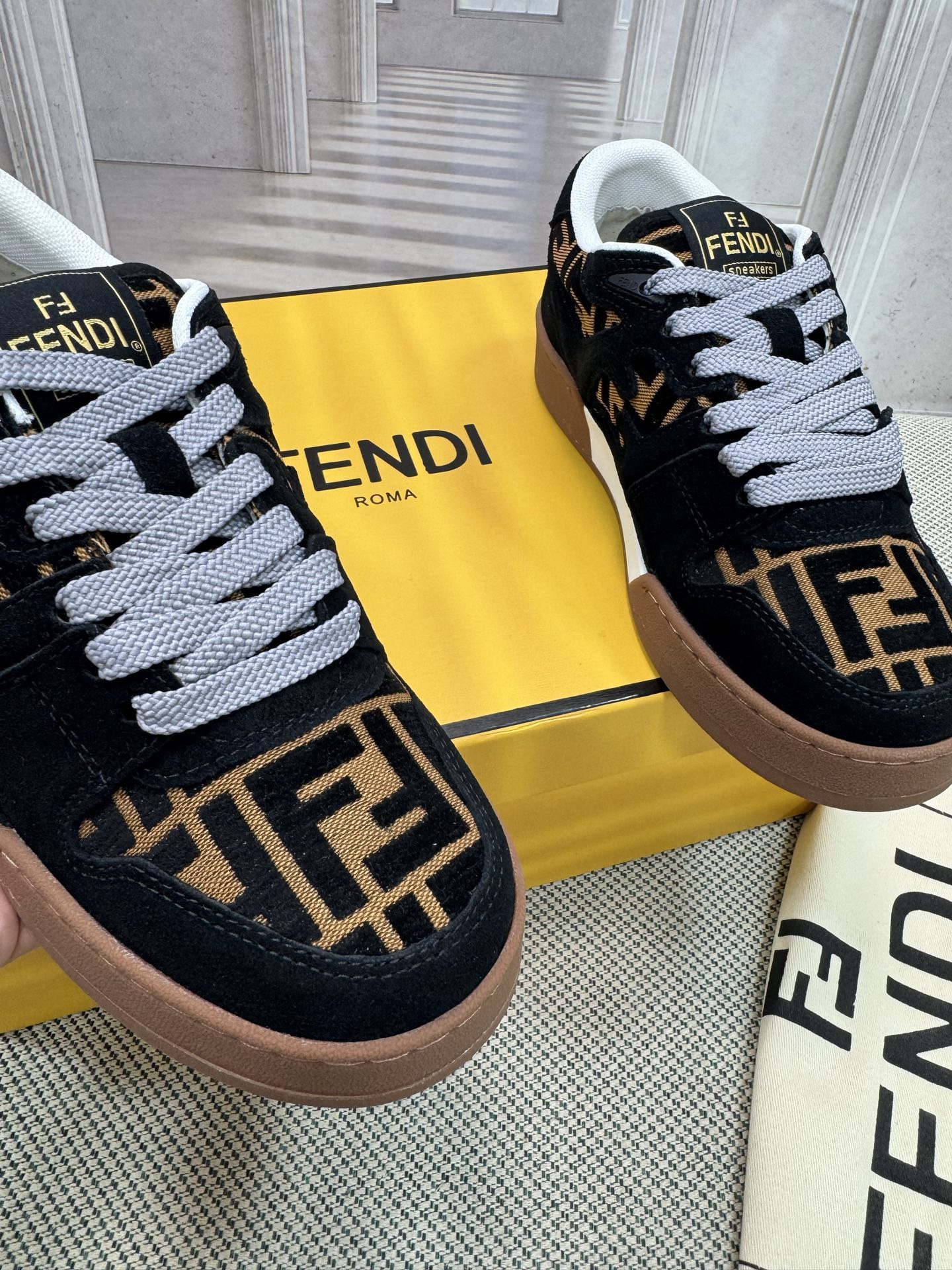 Men Women F*endi Top Sneakers size 35-46