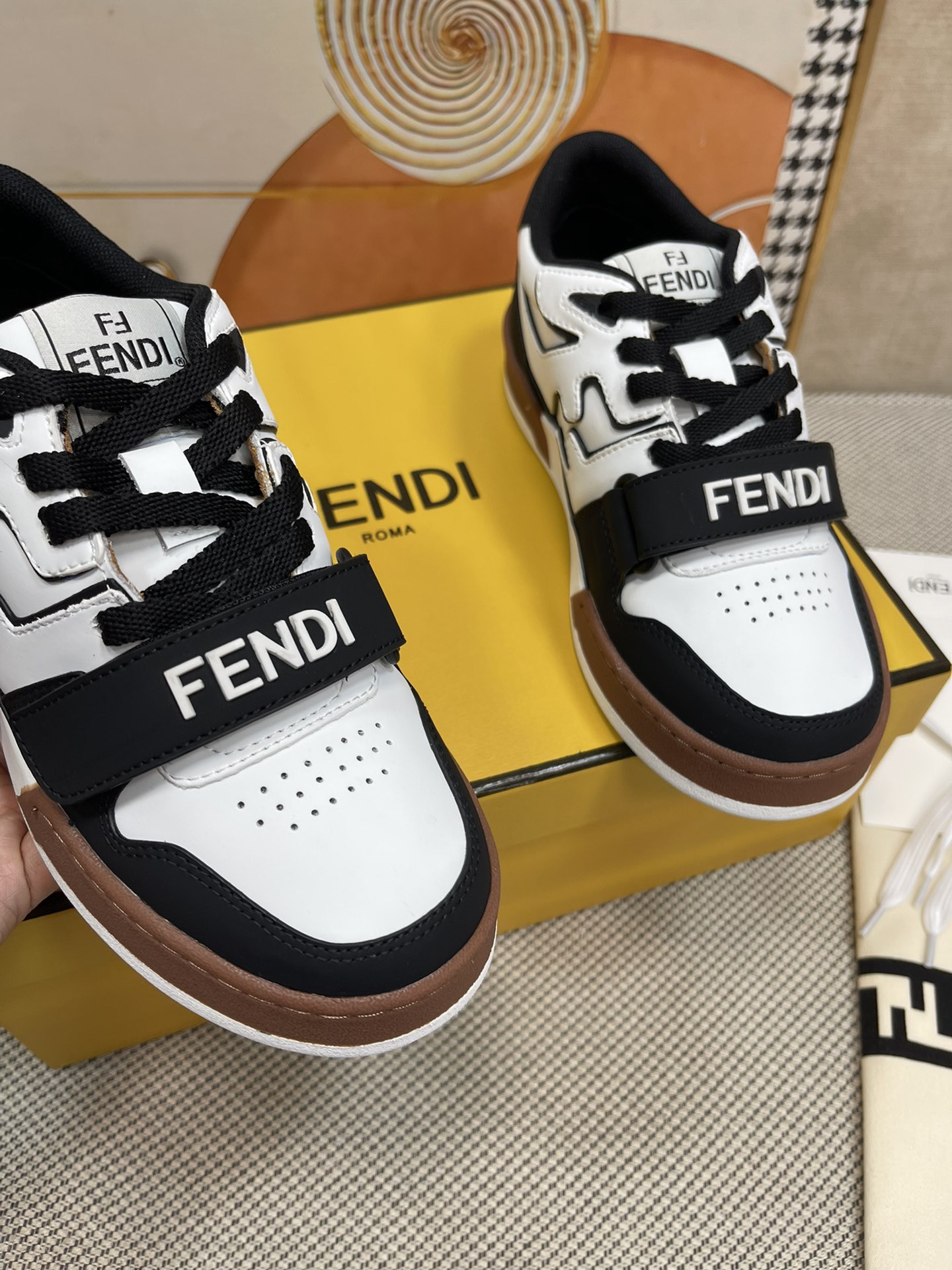 Men Women F*endi Top Sneakers size 35-46