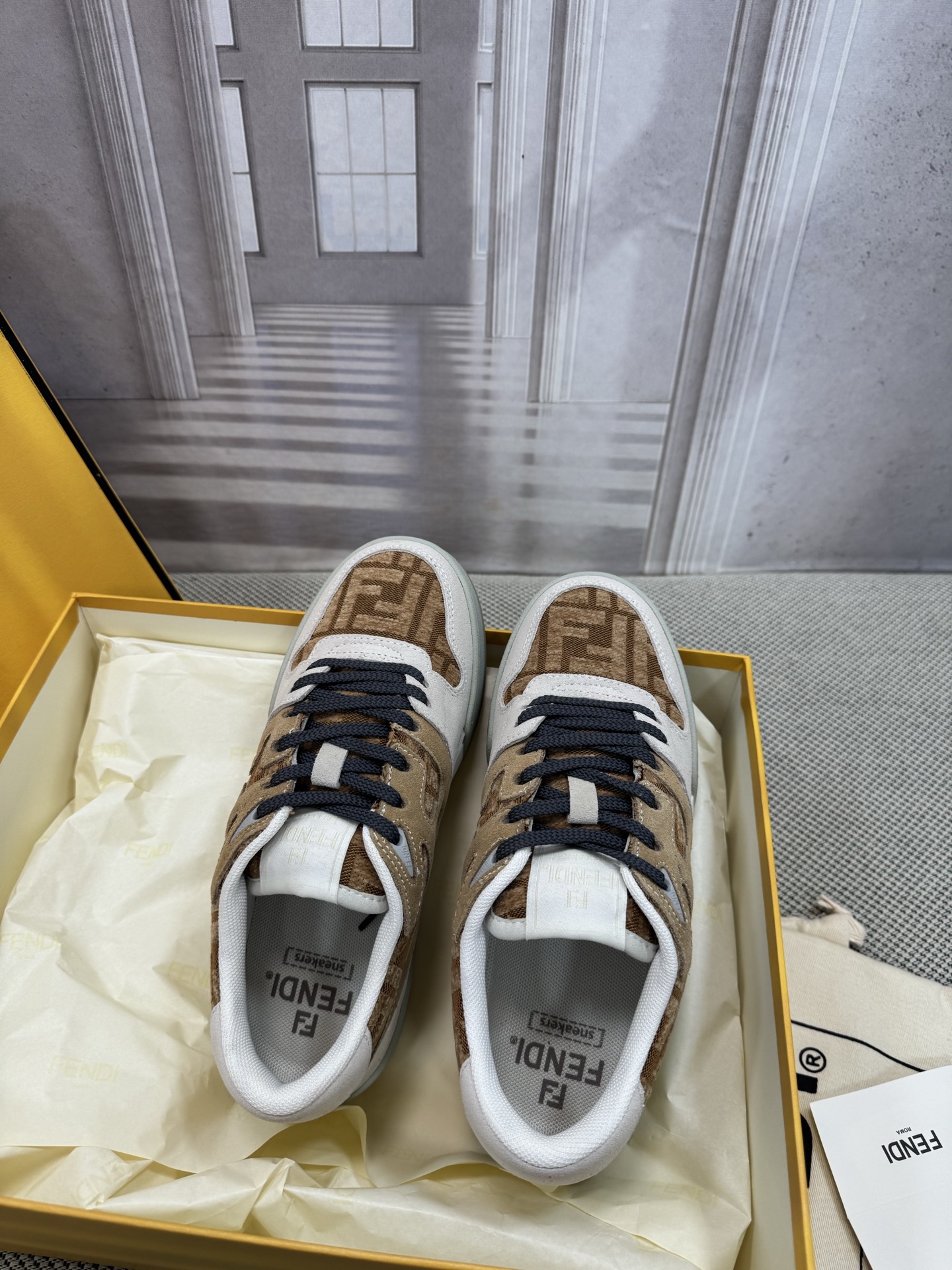 Men Women F*endi Top Sneakers size 35-46