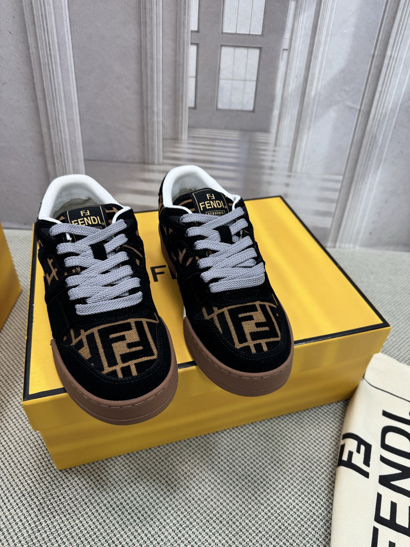 Men Women F*endi Top Sneakers size 35-46