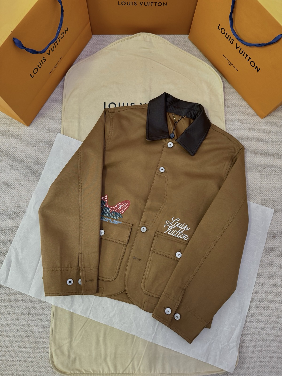 L*V Louis Vuitt*on Top Quality 1:1 Jacket