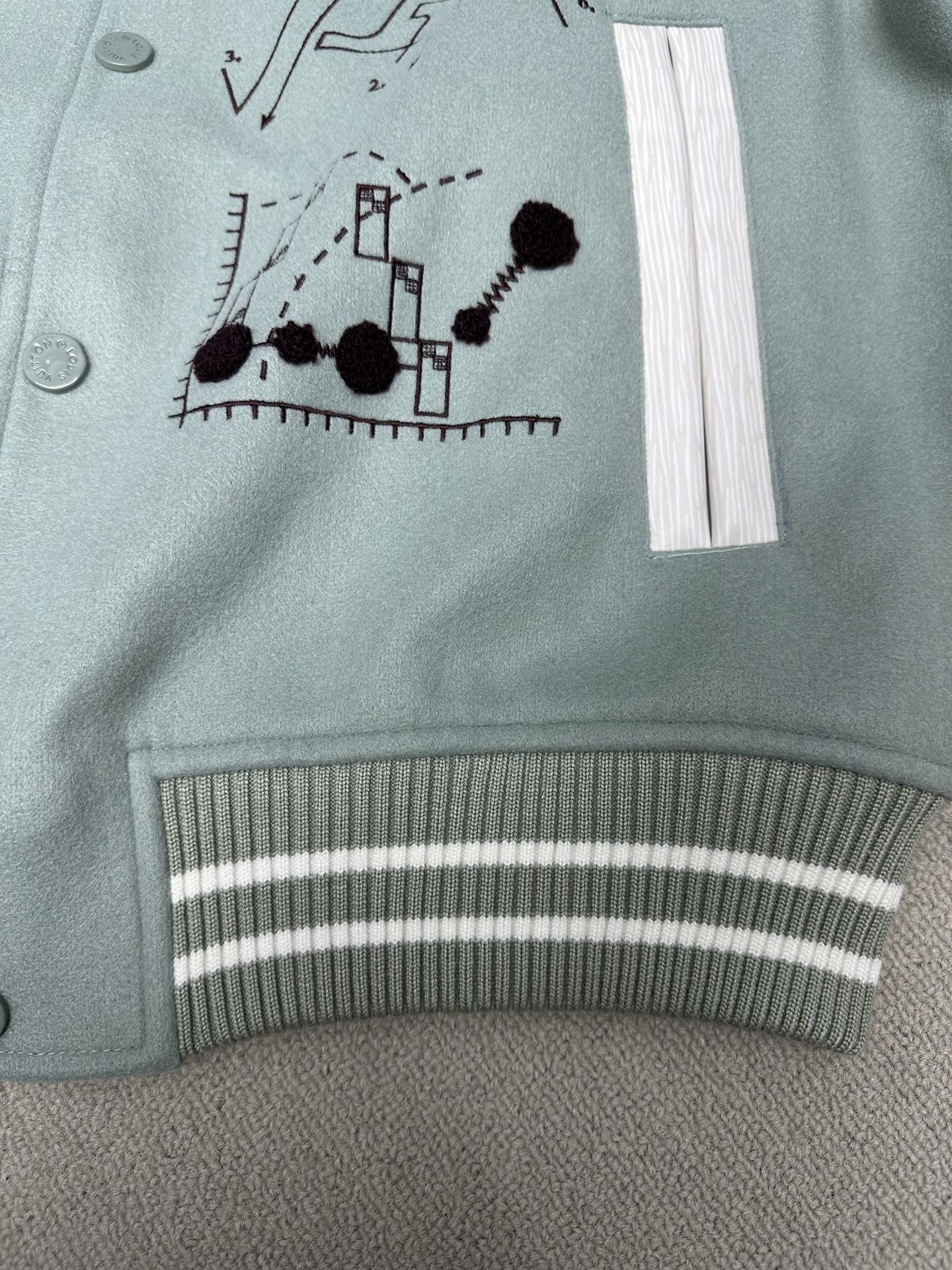 L*V Louis Vuitt*on Top Quality 1:1 Jacket