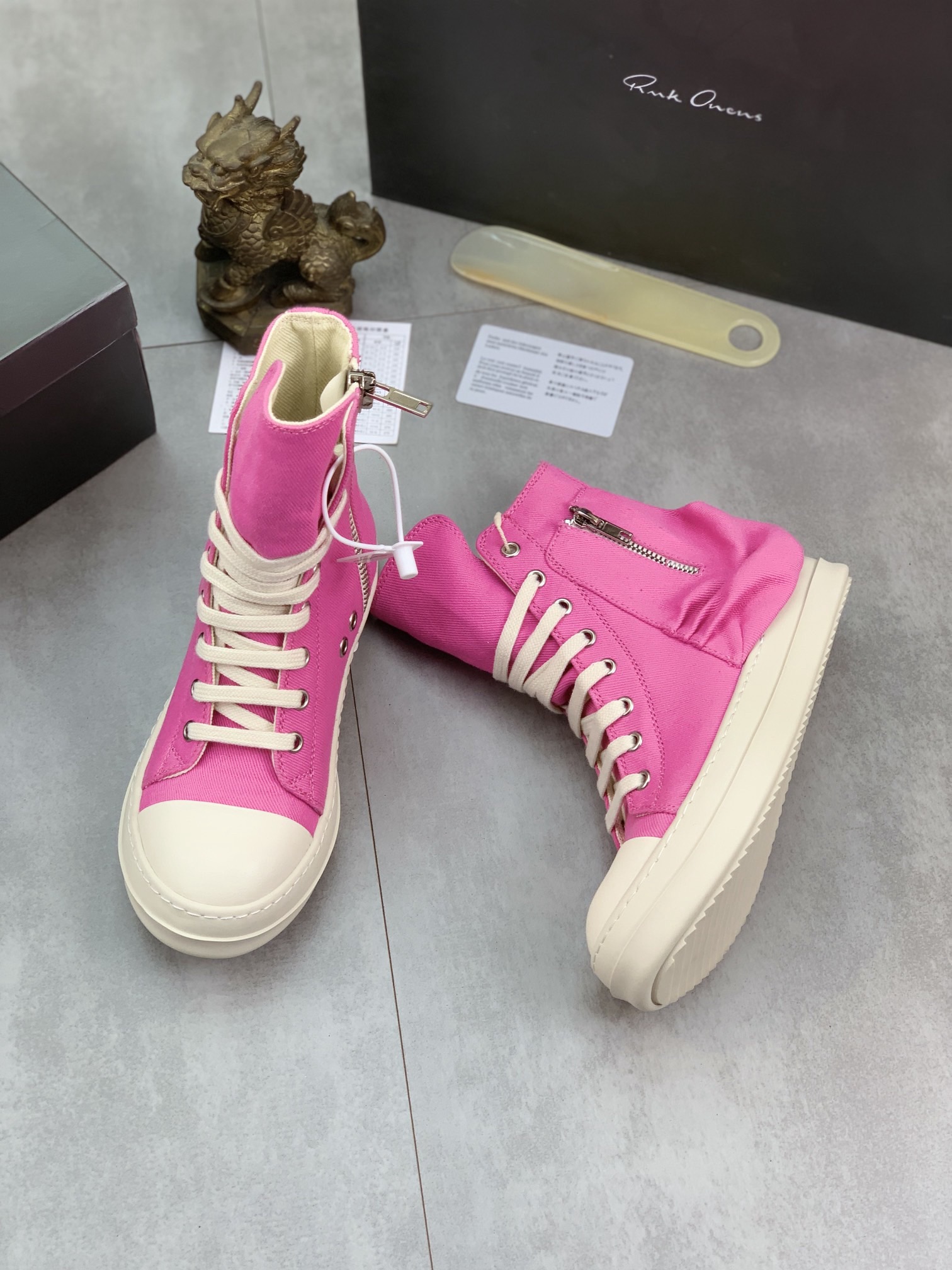 Men Women R*ICK OWENS Top SNEAKERS