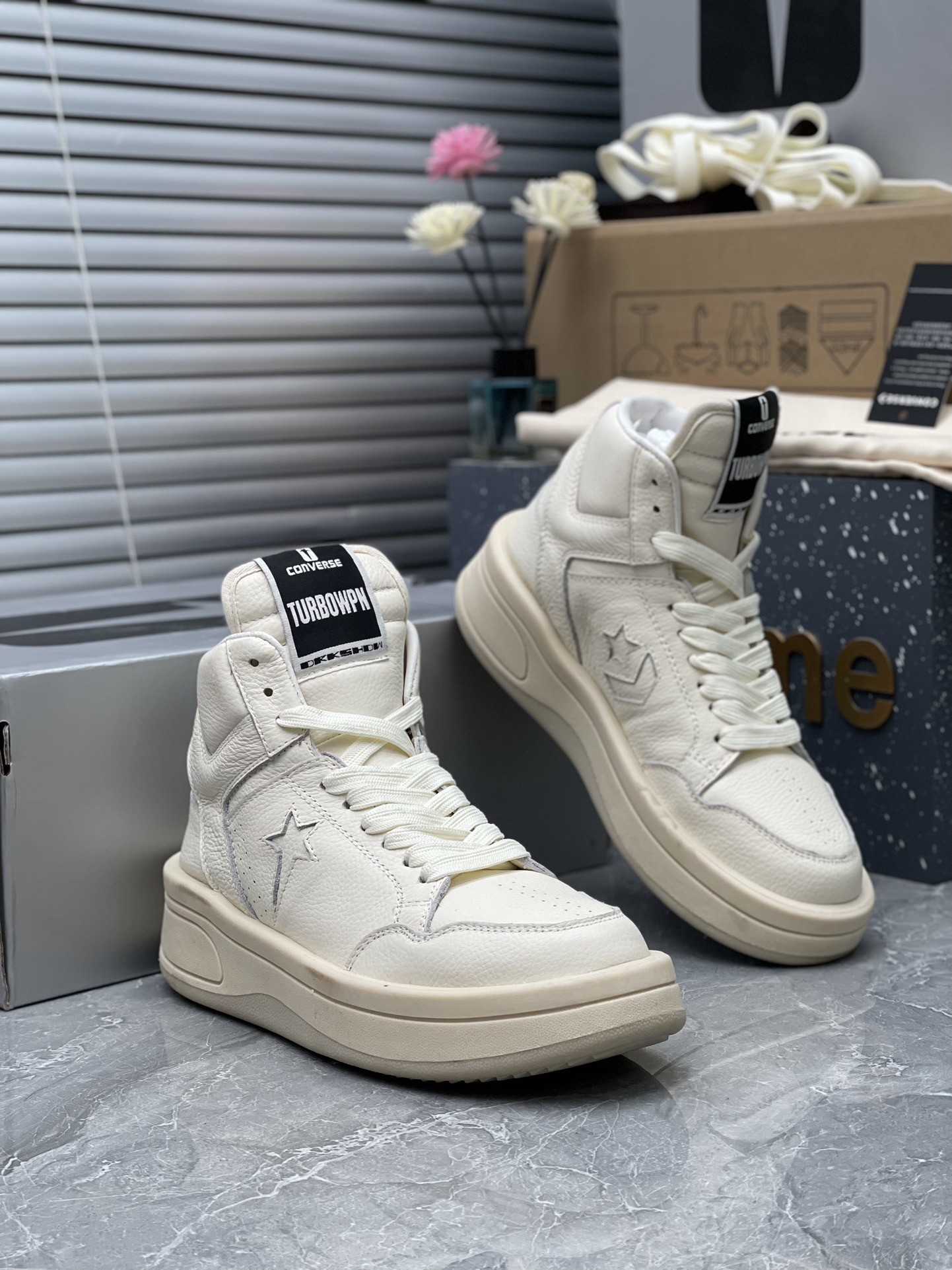 Men Women R*ICK OWENS Top SNEAKERS