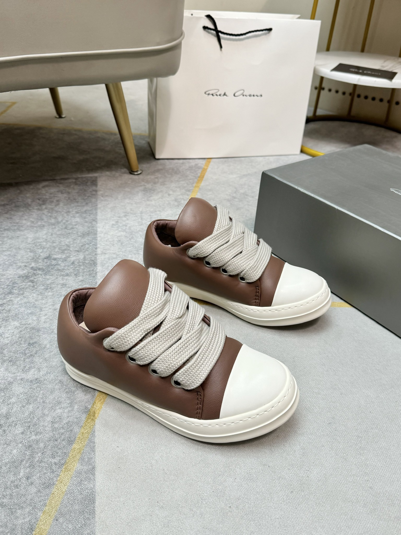 Men Women R*ICK OWENS Top SNEAKERS