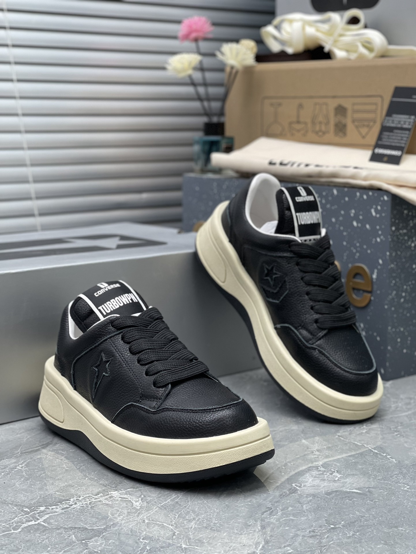 Men Women R*ICK OWENS Top SNEAKERS