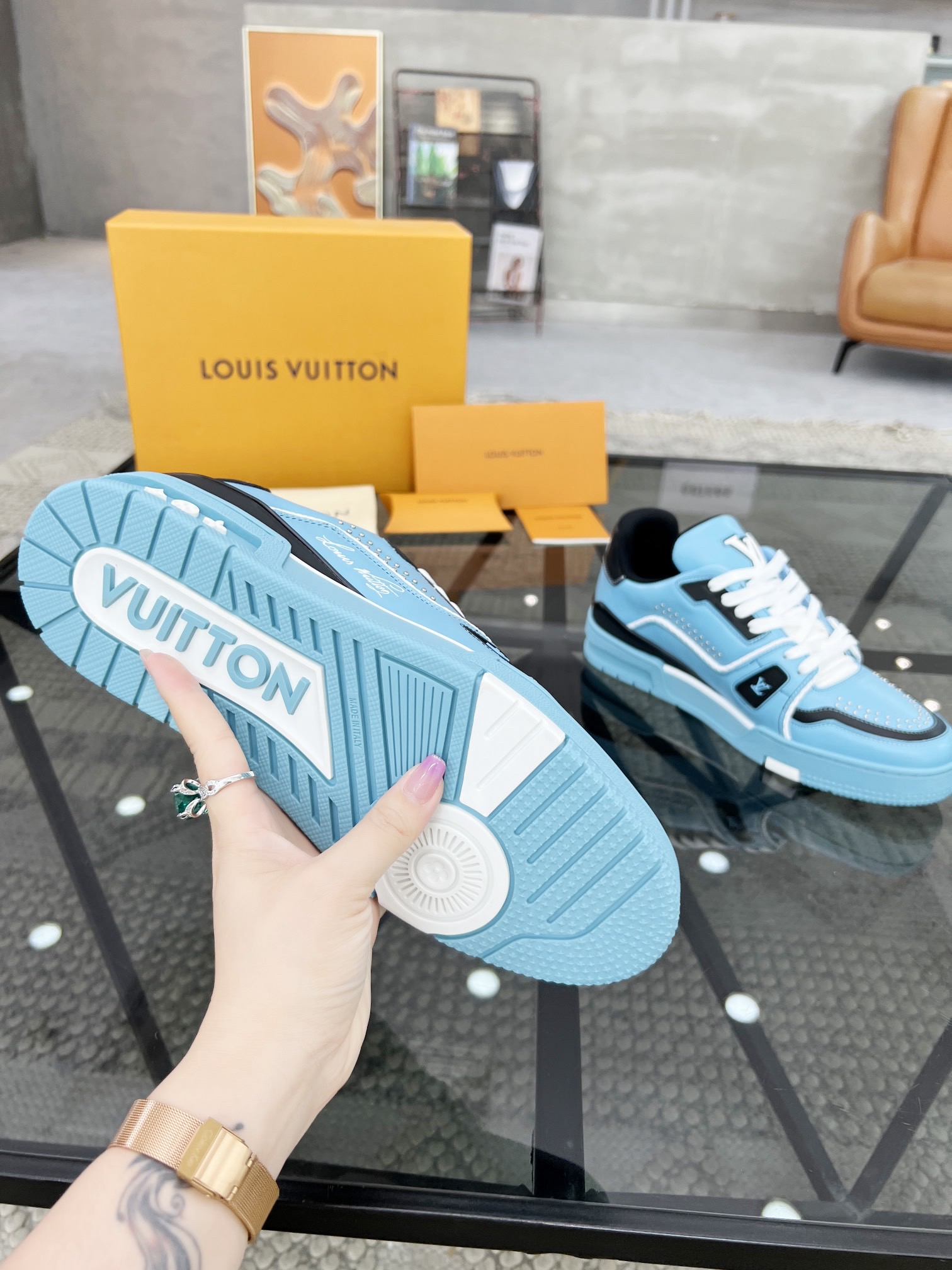Men L*ouis V*uitton Top Sneaker L*V Shoes