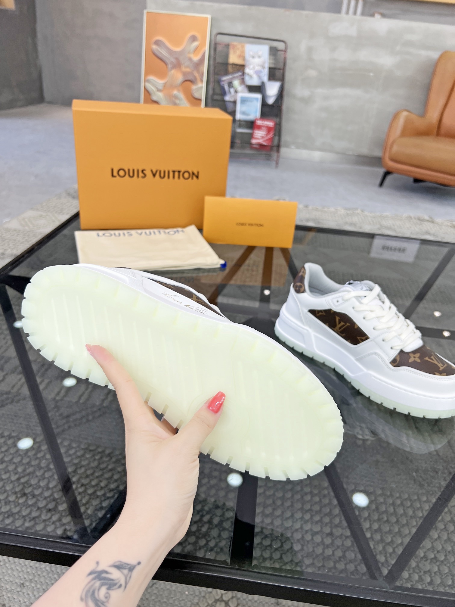 Men L*ouis V*uitton Top Sneaker L*V Shoes
