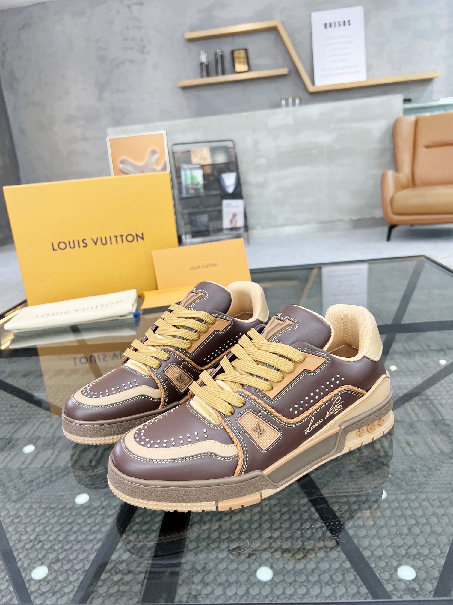 Men L*ouis V*uitton Top Sneaker L*V Shoes