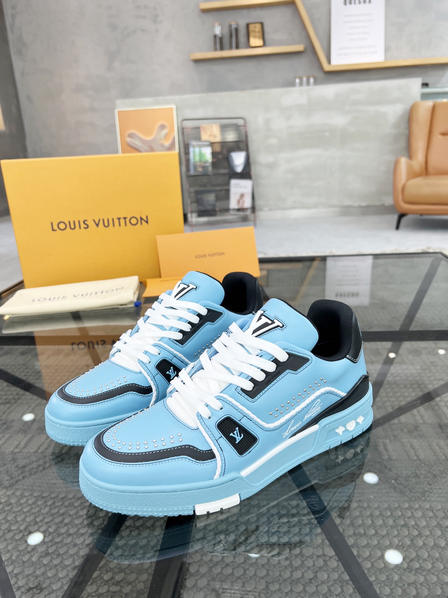 Men L*ouis V*uitton Top Sneaker L*V Shoes