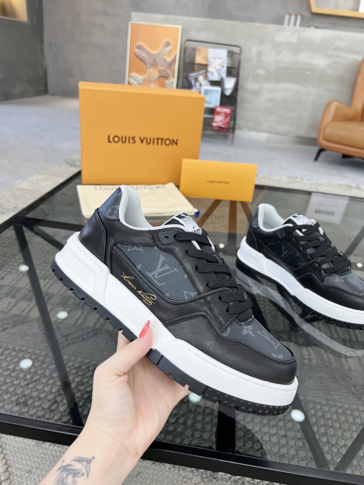 Men L*ouis V*uitton Top Sneaker L*V Shoes