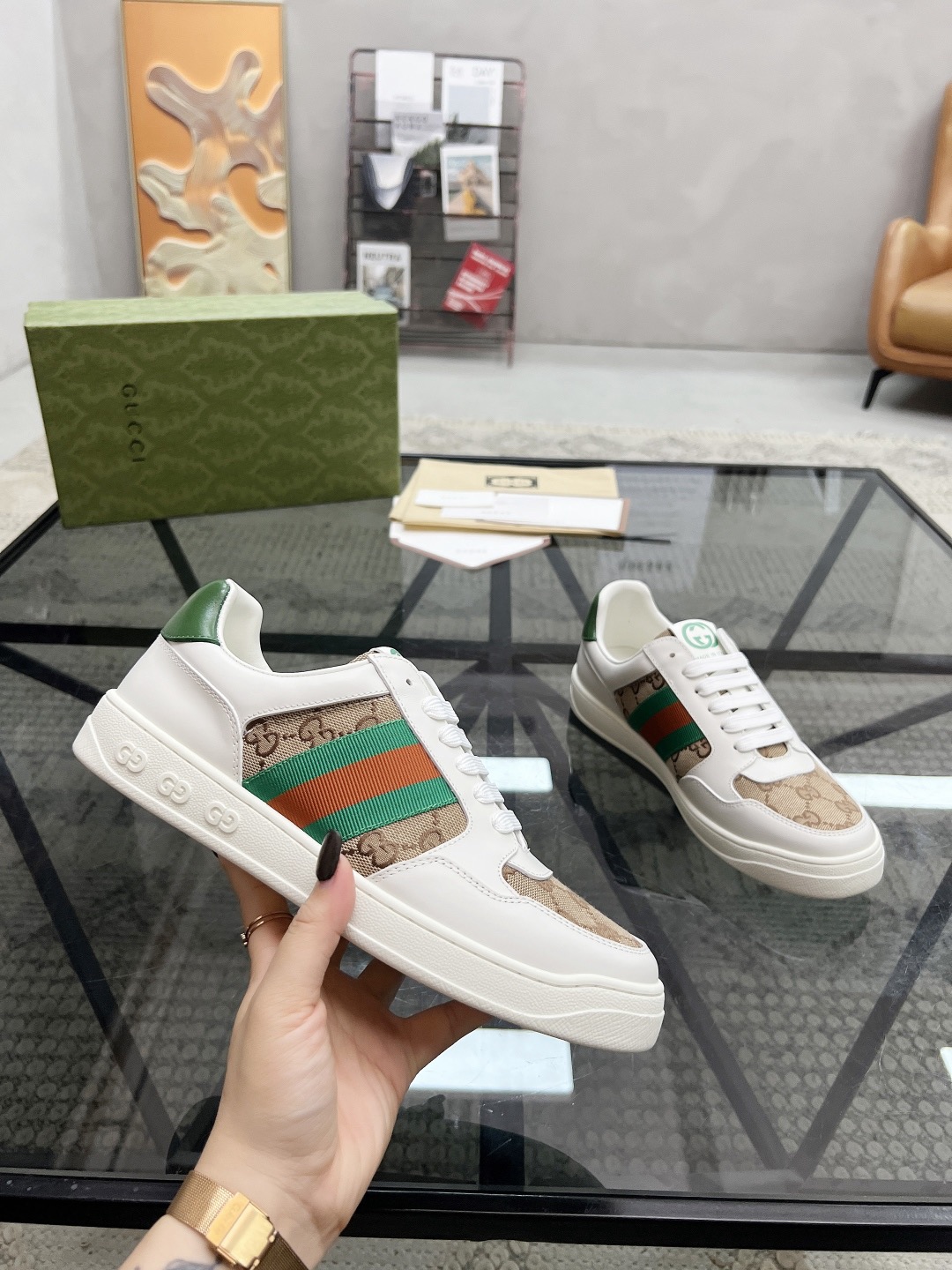 Men Women G*ucci Top quality 1:1 Sneaker size 35-46