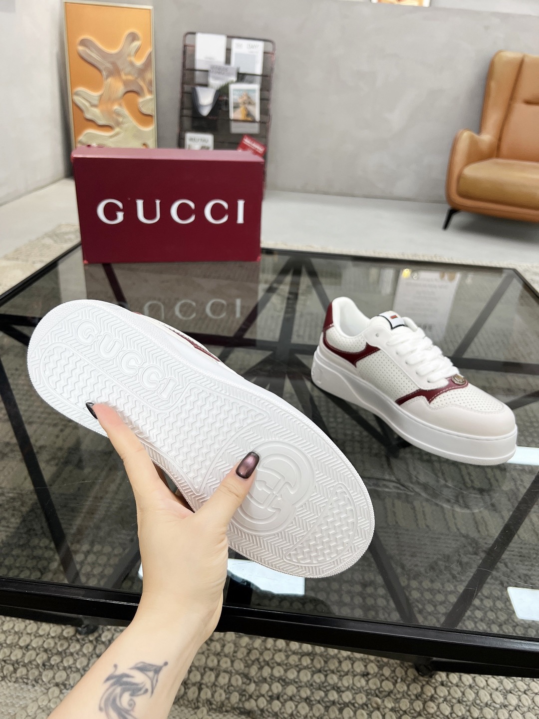 Men Women G*ucci Top quality 1:1 Sneaker size 35-46