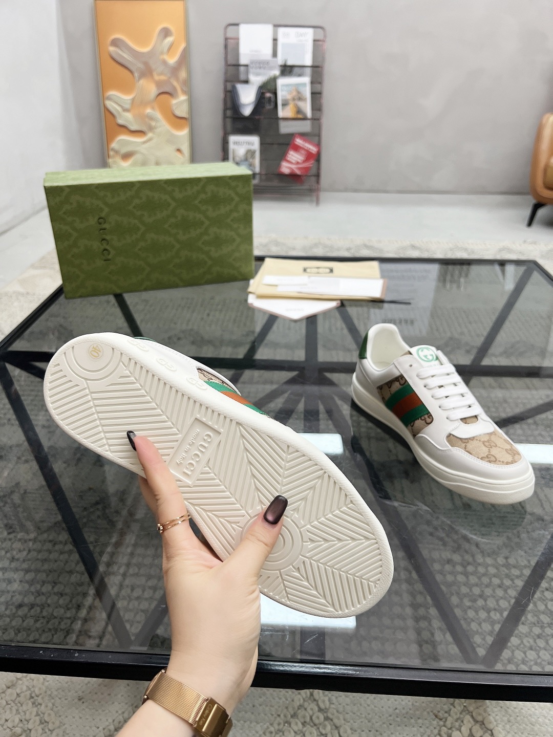 Men Women G*ucci Top quality 1:1 Sneaker size 35-46