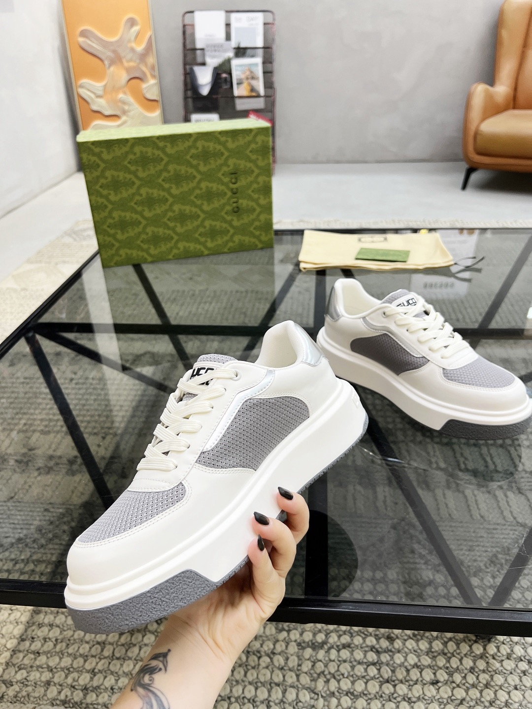 Men Women G*ucci Top quality 1:1 Sneaker size 35-46